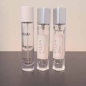 3 Travel Size Fragrances - Clean Reserve and Ouai